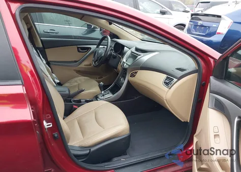 2013 Hyundai Elantra Limited z USA, uszkodzony, nr VIN 5NPDH4AE0DH201160